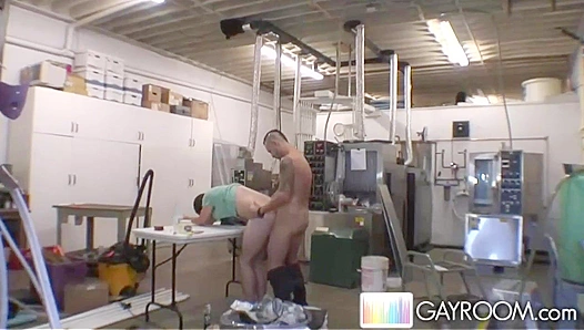 Factory Workers Get Wild - No-Shame Cock Play at Gay XXX