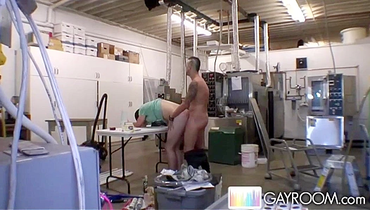 Factory Workers Get Wild - No-Shame Cock Play at Gay XXX