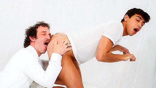 Creepy Greg Mckeon Pounds Gabe Bradshaw's Tight Bum - Missionary Boys