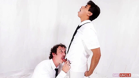 Creepy Greg Mckeon Pounds Gabe Bradshaw's Tight Bum - Missionary Boys