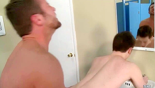 Jacked Athletes Trevor & Jesse - Intense Anal Action at School