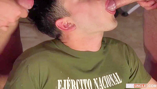 Jake Lotti's Hot Threesome - True Gape & Intense Orgasms - MilitaryDick