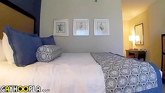 Steamy Hotel Room Encounter - Cody Wolfe & Cole Money Heat Up the Sheets - GayHoopla