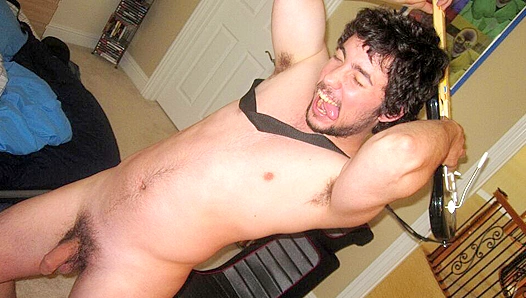 Hunky David West Masturbating His Meaty Cock