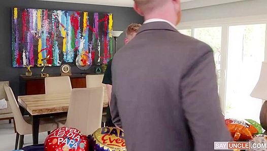 Daddy's Day - Brody Kayman & Zacc Andrews Share Family Cock