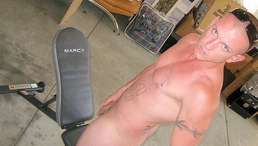 Jt Stryker - Lifting Weights & Stroking Dick - Gay XXX