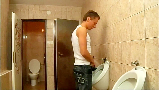 Horny Kamil Fox and Zack Hood Get Wild in Public Restroom - Gay XXX