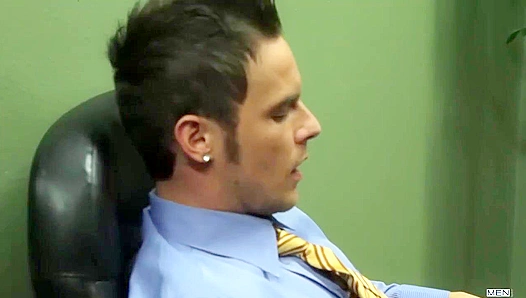 Tyr Alexander Slams Jimmy Fanz Hard in TheGayOffice