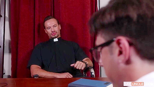 Foot Fetish Priest Tempts Archie Paige and Matheuz Henk - YesFather
