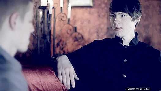 Vampire Twinks Kyle & Elijah Fuck Hard - A Twinklight Tale