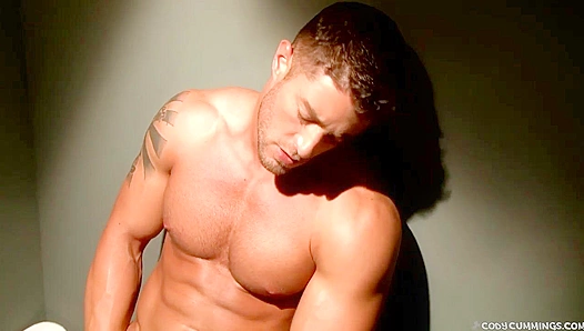 Bad Boy Cody Cummings Cums Hard in Clean Public Toilet Stall