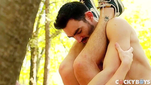 Jack Aries & Lane Colten - Wild Forest Anal and Gaping Goodness