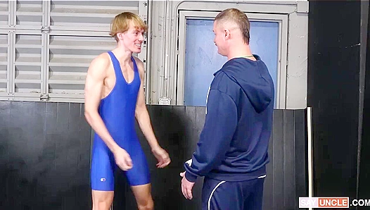 Jordi Massive Teaches Matt Steel Hard Anal Lessons - Varsity Grip