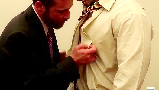 Beefcake Bosses - Trevor Knight & Angelo Antonio's Office Anal Adventure