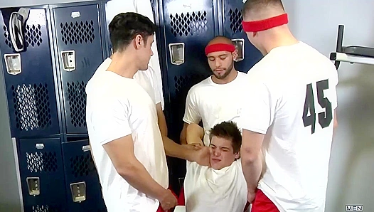 Johnny Rapid Gets Ravaged in a Wild Gangbang Jizz Orgy