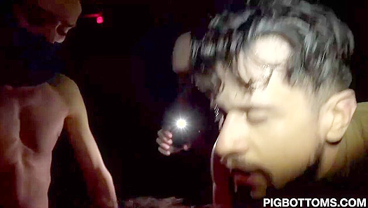 Rough Banggang - Myott Hunter & Crew Dominate Willing Pigs