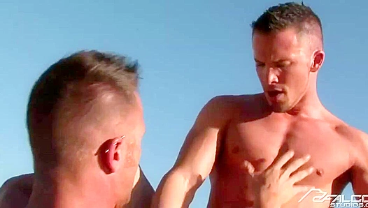 Malibu Beach Bang - Aden & Jordan Jaric's Outdoor Anal Adventure