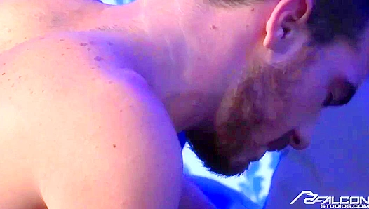 Horny Dillon Buck & Colton Steele Fuck Under Blue Light