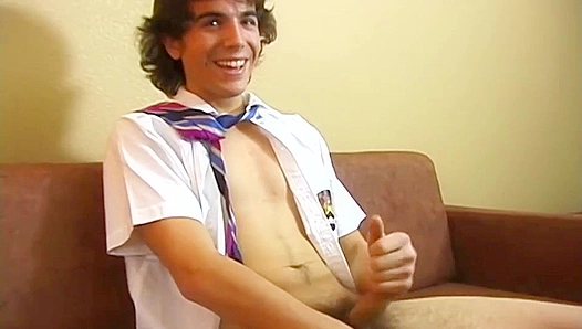 Logan Miles Reveals His Hairy Hole in a Sexy Uniform - Twinkylicious Temptation