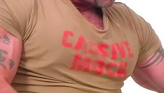 Musclebound Dave Stone Flexes His Hard Dick - Hot Dudes Over 30