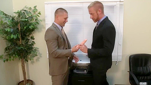 Gay Office Desire - Bobby Clark & Christopher Daniels Heat Up the Boardroom