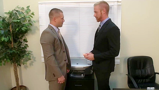 Gay Office Desire - Bobby Clark & Christopher Daniels Heat Up the Boardroom