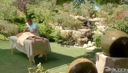 Roman Heart TakesTyler Saint Hard Outdoors - Falcon Studios