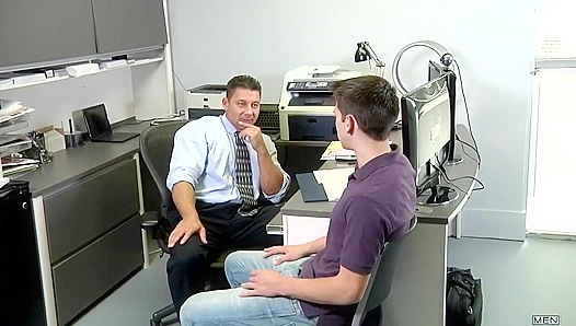 Robert Van Damme and Chase Austin - Lending That Ass from Straight to Gay