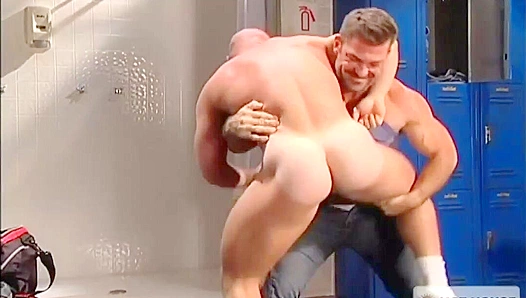 Hot House - Beefy Brunos Bond & LeBeouf Fuck in the Locker Room