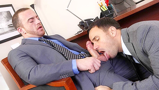 Steve Vex and Conner Habib Heat Up the Break Room - The Gay Office Fuck