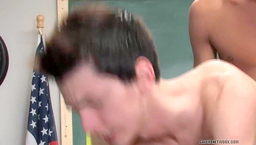 Colby London & Trey Korbin - Naughty Teachers Take It Anal in Class