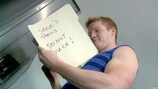 Riley Price and Steve Stiffer's Naughty Anal Thesis - Big Dicks at School