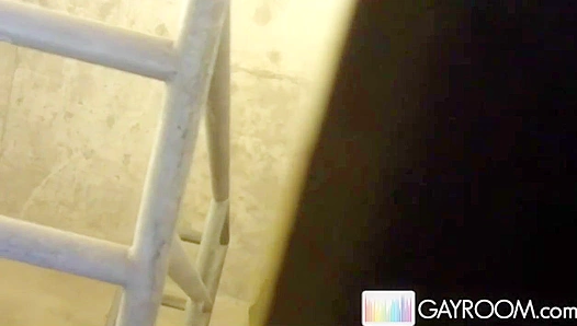 Stairwell Seduction - Cameron Adams & Leo Forte Heat Up the Steps -  Gay XXX