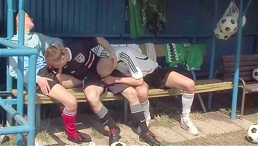 Kinky Soccer Sex - Alex Stevens and Jay Renfro Score Big - Gay XXX