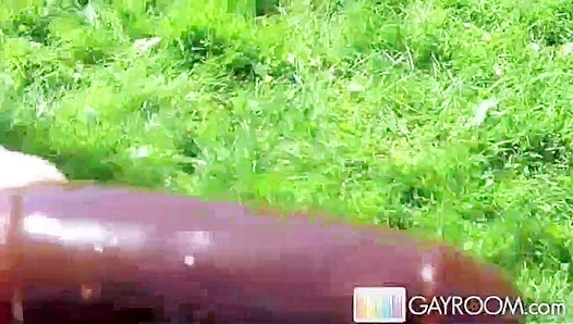 Dylan Roberts Gets Pranked with a Hardcore Black Dildo -  Gay XXX