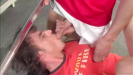 Sebastian Stone and Ronnie Badell - Hard Gym Anal Session