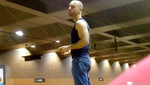 Good Guy Adam Russo Gets Wild in the Elevator -  Gay XXX