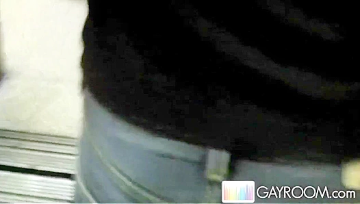 Good Guy Adam Russo Gets Wild in the Elevator -  Gay XXX