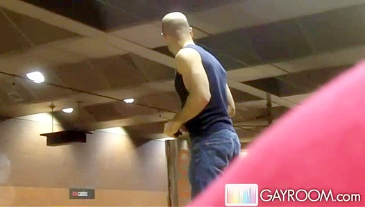 Good Guy Adam Russo Gets Wild in the Elevator -  Gay XXX