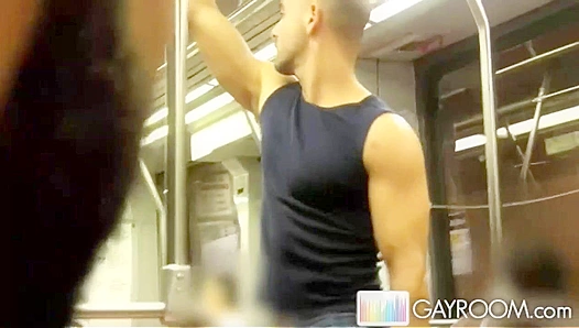 Good Guy Adam Russo Gets Wild in the Elevator -  Gay XXX