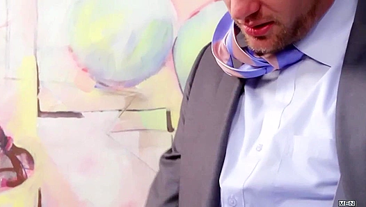 Steven Daigle and Travis Irons - Ravaged Anal Hole in The Gay Office