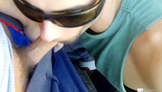 Tyler Andrews Nails Public Blowjob Magic -  Gay XXX