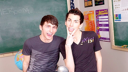 Teach Twinks - Alex Todd & Colby London's Classroom Fuck
