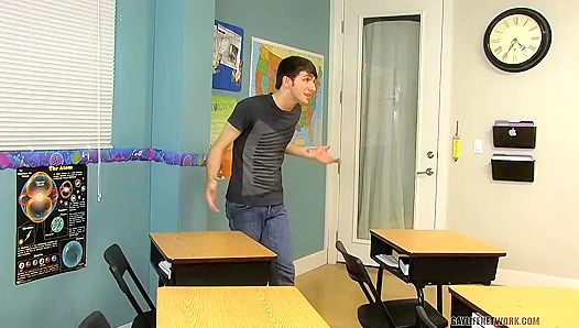 Teach Twinks - Alex Todd & Colby London's Classroom Fuck