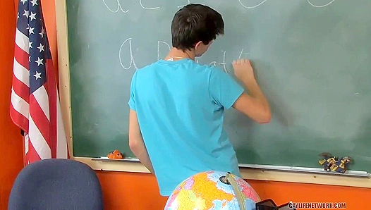 Horny High School Hotness - Skyler Bleu and Kalob Bridge's Steamy Lesson