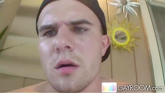 Sexy Stud Ryan Middleton Fingers His Tight Ass - Gay XXX