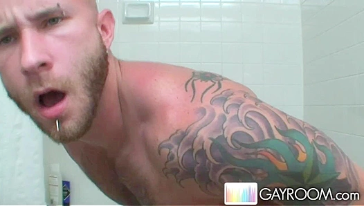 Drake Jaden Fucks His Booty Wildly with a Dildo - Gay XXX