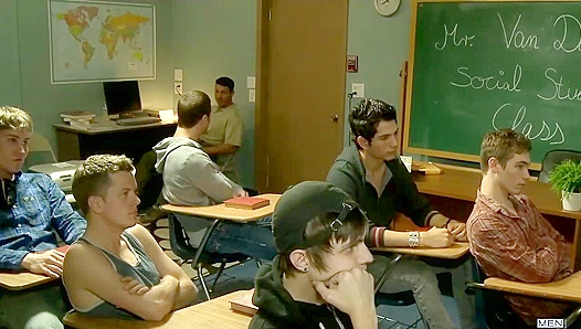 Big Dick Anal Adventures - Spencer Fox & Robert Van Damme's School Day Fantasies