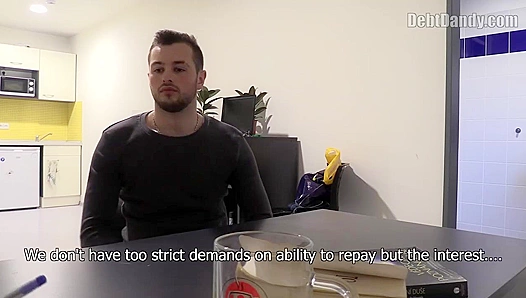 POV - Hairy Amateur Gets Fucked by Debt Dandy