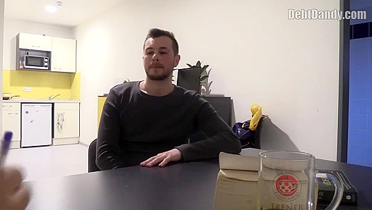 POV - Hairy Amateur Gets Fucked by Debt Dandy